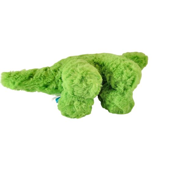 Manhattan Toy Green Brontosaurus Dinosaur Plush Stuffed Animal 10" Soft Toy - Picture 13 of 16